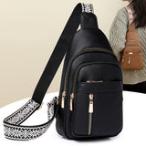 Weiyinxing Style Bag Popular Style Lady's Chest Bag Vintage Pu Satchel Leisure Fashion Women's Shoulder Bag