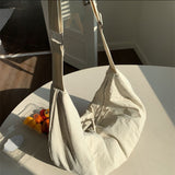 Weiyinxing New Style Japanese And Korean Slanted Shoulder Bags Spring Nylon Large-Capacity Dumplings Moon Bags Shopping Bag Tide