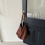 Weiyinxing Women's Large-Capacity One-Shoulder Nylon Bag Bucket Bag Todd Bag Simple Leisure All-Color Handheld Commuter Bag