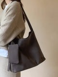 Weiyinxing Wind Chio2nd Fog Island Moonlight Tote Bag Female Large Capacity Relaxation Feeling Atmosphere Commuting One-Shoulder Cross-Body Bag