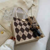 Weiyinxing Handbag Bag Female 2024 Fashion Bag Style Girl Work Lunch Box Bag