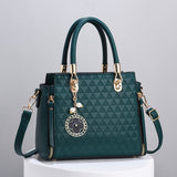 Weiyinxing Women's Bag 2024 New Foreign Style Lady Bag Fashionable Atmosphere Simple All-Shoulder Handbag