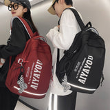 Weiyinxing Bag Boy College Students 2024 New Ins Tide Cool Junior High School High School Students Large Capacity Girl Backpack