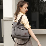 Weiyinxing Capacity Women's Bag 2024 New Canvas Bag Women's Bag Commuter Handbag Versatile Simple Shoulder Cross-Body Bag