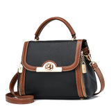 Weiyinxing Women's Bag 2024 New Tide Spring And Summer Personality Contrast Color Korean Version Ins Web Celebrity One Shoulder Cross-Arm Hand Carrying Small Square Bag