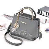 Weiyinxing [Recommended] Women's Bag 2024 New Fashion Embroidered Hand Carrying Slung Small Bag Tide Middle-Aged Mother Shoulder Bag