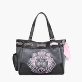 Weiyinxing Online Celebrity Letter Embroidery Tote Bag Large Capacity Retro Velvet Handbill Shoulder Bag