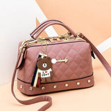 Weiyinxing Female 2024 New Fashion Bag Ling Case Small Fragrant Wind Portable Bag Boston Shoulder Bag
