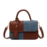 Weiyinxing Collision Color Small Square Bag Women's 2024 New Texture Simple Oblique Bag Fashion Minority Design Single Shoulder Bag