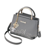 Weiyinxing [Recommended] Women's Bag 2024 New Fashion Embroidered Hand Carrying Slung Small Bag Tide Middle-Aged Mother Shoulder Bag