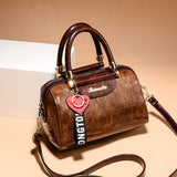 Weiyinxing Style] Bag Female 2024 Casual Retro Pillow Bag Large Capacity Stone Grain One-Shoulder Cross-Body Bag Tide