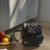 Weiyinxing Senior Sensual Bag Women's 2024 New Xiaoxiangfeng Chain Backpack Leisure Ringer Backpack