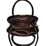 Weiyinxing [Women's Bag] Bright Leather Handbag 2024 New Stone Grain Women's Bag Large Capacity Single Shoulder Cross-Body Bag