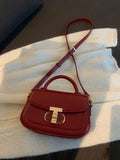 Weiyinxing Wind Chio2nd Scarlet Love Song Handbag Small Bag Wedding Bag Female Fashion Red Bride Bag One-Shoulder Cross-Body Bag