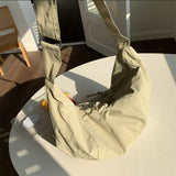 Weiyinxing New Style Japanese And Korean Slanted Shoulder Bags Spring Nylon Large-Capacity Dumplings Moon Bags Shopping Bag Tide