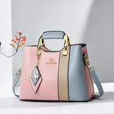 Weiyinxing New Collision Color Middle-Aged Lady Bag Versatile Leisure Armpit Bag Temperament Mom Bag One Shoulder Carrying Cross-Body Bag