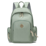 Weiyinxing Cloth Backpack Large-Capacity High-End Ladies Fashion Backpack Multi-Pocket Leisure Travel Commuter Bag Schoolbag