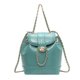 Weiyinxing Lady's Shoulder Bag French Niche Texture Schoolbag 2024 New Small Fragrant Style Fashion Chain Backpack