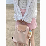 Weiyinxing Canvas Backpack Girls 2024 New Korean Leisure Handbag Students Go To Class With Large Backpacks