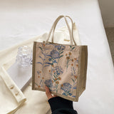 Weiyinxing Box Bento Bag Female 2024 New Fashion Out One Shoulder Carry Bag Versatile Ins Student Carry Bag