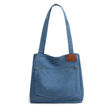 Weiyinxing Large Capacity Canvas Bag Single Shoulder Bag Women's 2024 Autumn And Winter New Student Bag Simple Versatile Canvas Bag