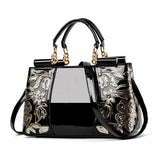 Weiyinxing Patent Leather Bright Face Female Bag Bride Wedding Atmosphere Handbag Large Capacity Women's Single Shoulder Cross-Body Bag
