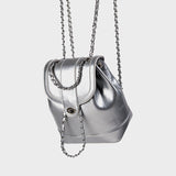 Weiyinxing Women's 2024 New High-End Feeling Bag Xiaoxiangfeng Fashion Lady's Chain Backpack