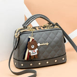 Weiyinxing Female 2024 New Fashion Bag Ling Case Small Fragrant Wind Portable Bag Boston Shoulder Bag