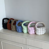 Weiyinxing Girl Autumn And Winter New Korean Embroidered Bag Handbag Mini Bag Cell Phone Bag Simple 100-Pack Cotton Bag