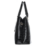 Weiyinxing Minister Female Bag] Autumn And Winter Female Bag 2024 Temperament Handbag Large Capacity Crocodile Grain Women's Bag One-Shoulder Cross-Body Bag