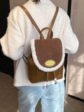 Weiyinxing Little Red Book 2024 Autumn And Winter Plush Double Shoulder Handbag Girl