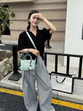 Weiyinxing 2024 New Style Dumplings, Women's Single Shoulder Handbags, Handheld Bags, Fashionable Waterproof Mobile Phone Bags.