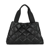 Weiyinxing Cotton Suit Handbag Girl 2024 New Summer Fashion Leisure Diamond Handbag Commuter Tote Bag