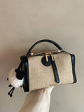 Weiyinxing Wind Chio2nd Lamb Tribe Handbag Bag Female 2024 New Autumn And Winter Commuting Large Bag One-Shoulder Cross-Body Bag
