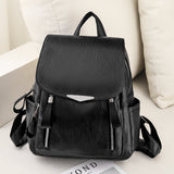 Weiyinxing Women's 2024 New Korean High-Capacity Bags Fashionable Soft Leather Ladies Backpack Fashion Travel