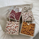 Weiyinxing Handbag Bag 2024 New Student Everything Ins Fashion Small Bag Girl Carrying A Linen Bag