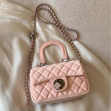 Weiyinxing Wind Chio2nd White Moonlight Small Fragrant Wind Bag Female 2024 New Handbag Chain Single Shoulder Cross-Body Bag