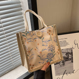 Weiyinxing Box Bento Bag Female 2024 New Fashion Out One Shoulder Carry Bag Versatile Ins Student Carry Bag