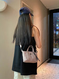Weiyinxing 2024 New Style Dumplings, Women's Single Shoulder Handbags, Handheld Bags, Fashionable Waterproof Mobile Phone Bags.