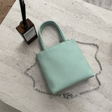 Weiyinxing Version Bag Women's Bag Minority One-Shoulder Chain Square Bag Simple Spring And Summer Handbag High Fashion Temperament Bag