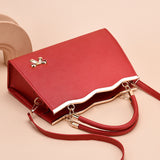 Weiyinxing New Fashion Bow Bride Bag Simple Lady Temperament Handbag Large Capacity One-Shoulder Cross-Body Bag Tide