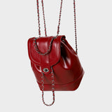 Weiyinxing Women's 2024 New High-End Feeling Bag Xiaoxiangfeng Fashion Lady's Chain Backpack