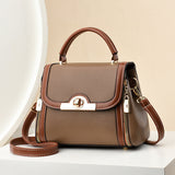 Weiyinxing Women's Bag 2024 New Tide Spring And Summer Personality Contrast Color Korean Version Ins Web Celebrity One Shoulder Cross-Arm Hand Carrying Small Square Bag