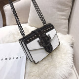 Weiyinxing Bag Women's Bag 2024 New Vintage Handbag Fashion Chain Shoulder Bag Cross-Body Bag