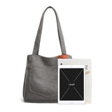 Weiyinxing Large Capacity Canvas Bag Single Shoulder Bag Women's 2024 Autumn And Winter New Student Bag Simple Versatile Canvas Bag