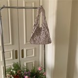 Weiyinxing Version Of Leisure One-Shoulder Bucket Lace Mother Bag Hook Flower Craft Temperament Large Capacity Handbag