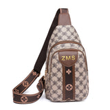 Weiyinxing Style Bust Bag Korean Version Fashion Printed Chest Backpack Travel Backpack Lady Satchel