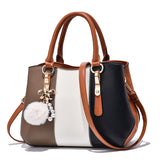 Weiyinxing [Women's Bag] 2024 New Fashion Atmosphere Women's Handbag Korean Version Large Capacity Middle-Aged Single Shoulder Span Bag