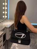 Weiyinxing New Single-Shoulder Large-Capacity Nylon Chain Stray Bag Oblique Cross Handbag Advanced Sense Commissary Tote Bag