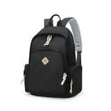 Weiyinxing Cloth Backpack Large-Capacity High-End Ladies Fashion Backpack Multi-Pocket Leisure Travel Commuter Bag Schoolbag